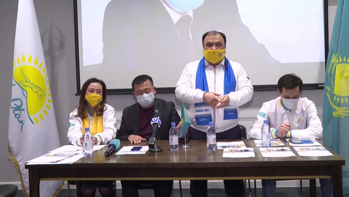 Сайлауалды бағдарламасымен қала жұртшылығын таныстырды