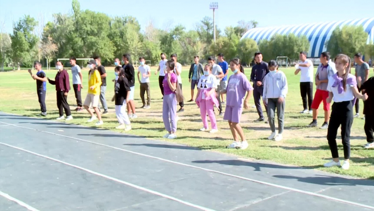 «САУ БОЛ - ЖҮЗ ЖАСА» ФЛЕШМОБЫ ӨТТІ