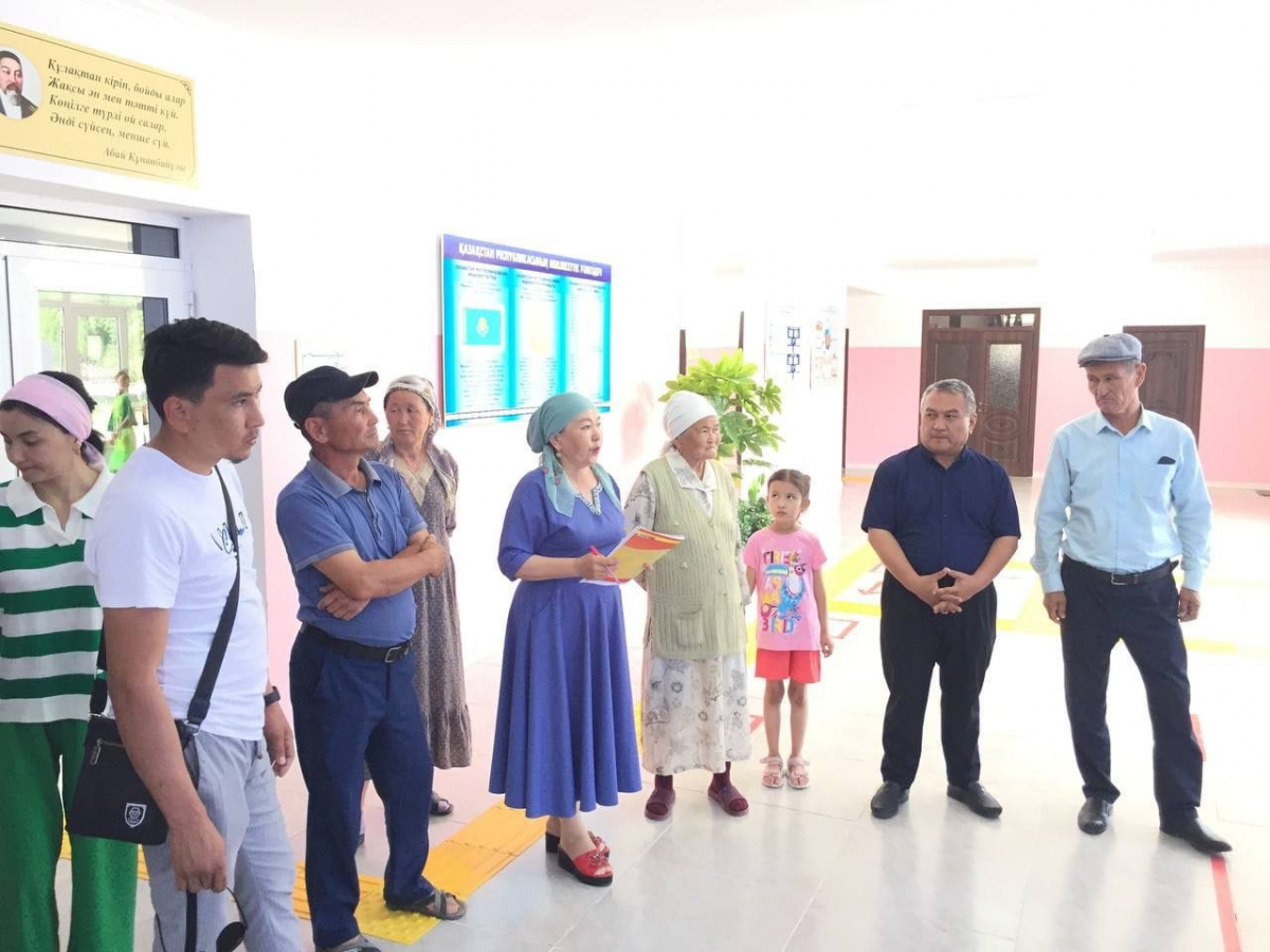 Абай ауданында референдумды қолдау жөнінде алғашқы кездесу өтті