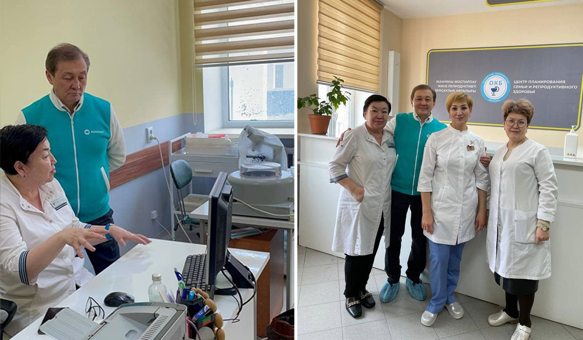 AMANAT: Қарағанды облысында үміткерлер медицина қызметкерлерімен кездесті