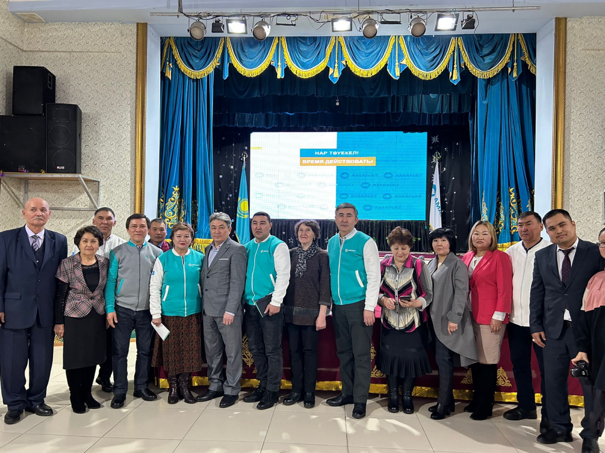 Мәжіліс депутаттығына кандидат Нұртай Сабильянов қалбатаулықтарды тыңдады