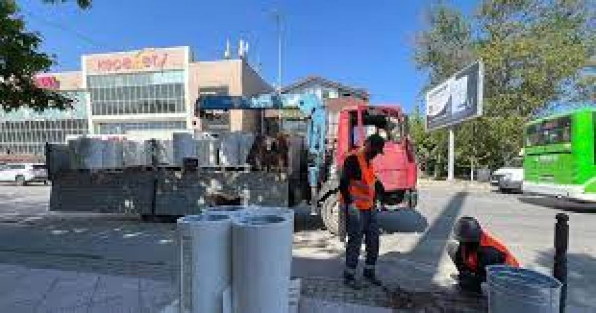 Қоқыс жәшіктері жаңартылып жатыр