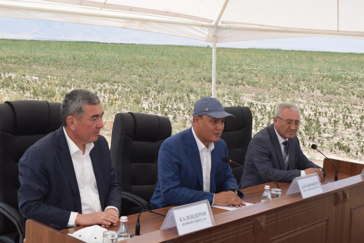 ҚР Ауыл шаруашылығы министрі Жамбылдық шаруалармен кездесті