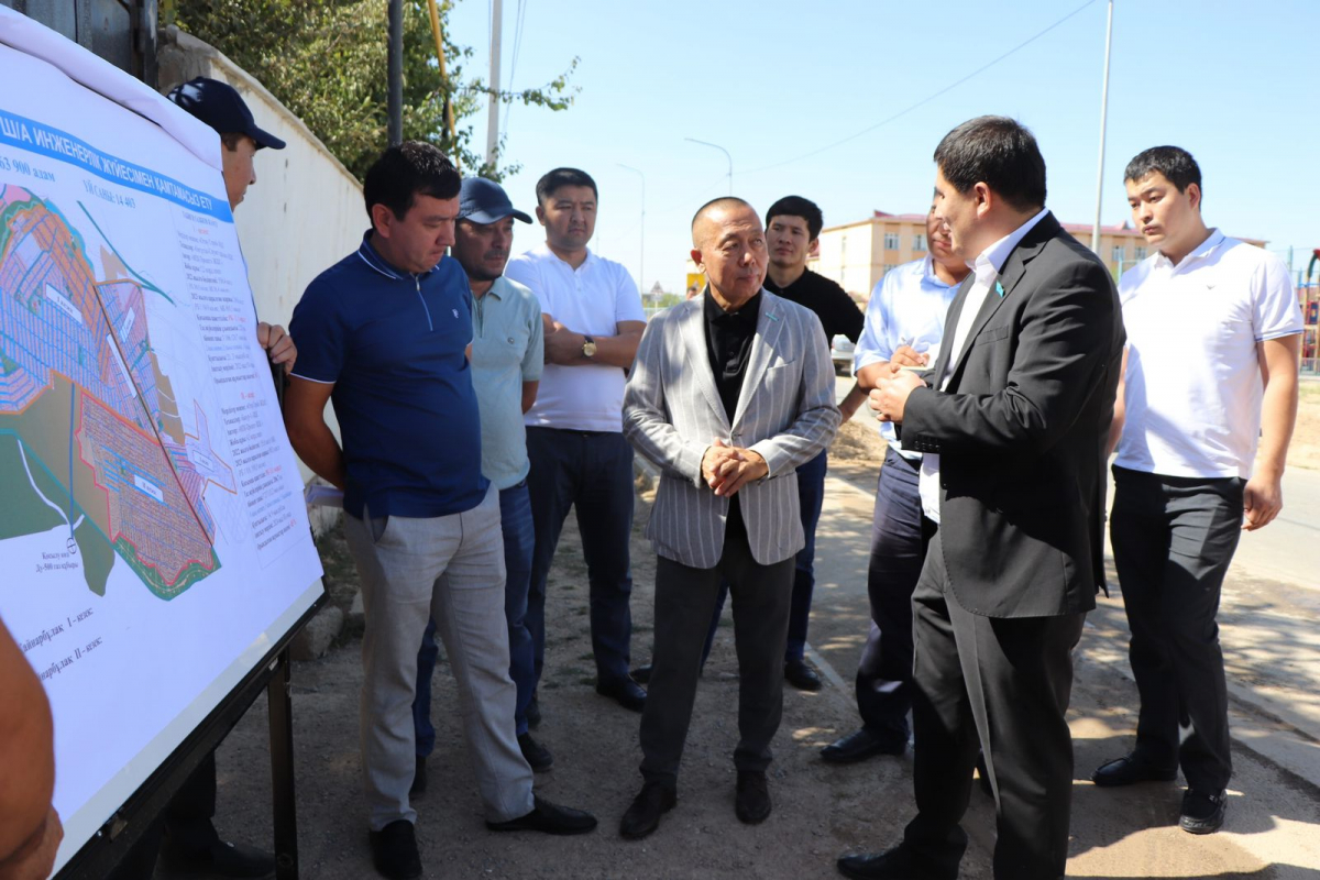 АМАНАТТЫҚТАР ҚАЙНАРБҰЛАҚТАҒЫ  ИНФРАҚҰРЫЛЫМ ЖҮЙЕЛЕРІНІҢ ҚҰРЫЛЫСЫМЕН ТАНЫСТЫ