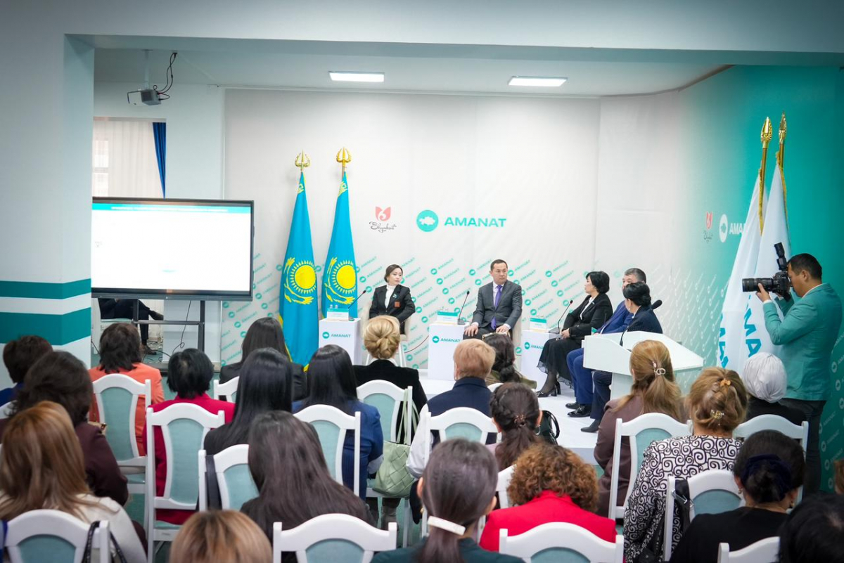 Әйелдер қанатының жұмысы Шымкентте жалғасын тапты
