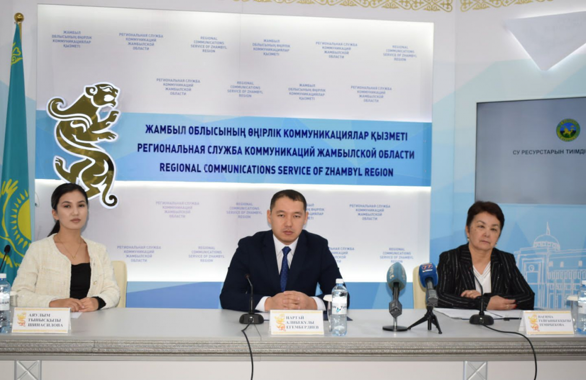 ЖАМБЫЛ ОБЛЫСЫНДА 3 СУ ҚОЙМАСЫ САЛЫНУДА