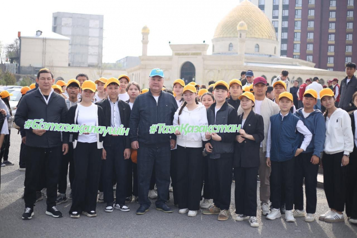 ТАЗА ҚАЗАҚСТАН: ОРДАБАСЫ АЛАҢЫ ТАЗАРТЫЛДЫ