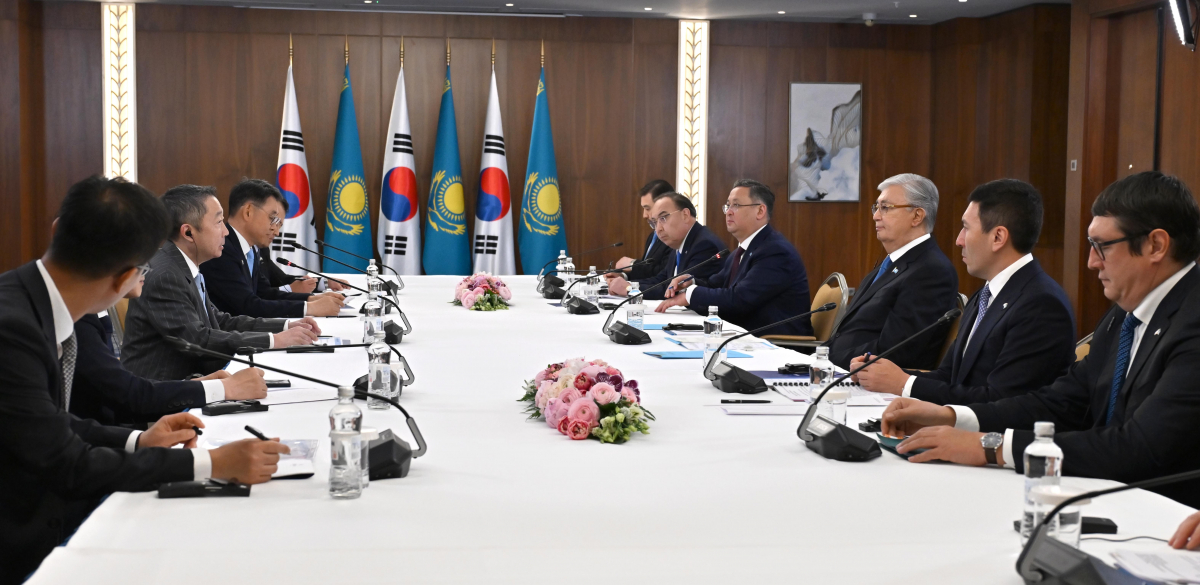 Мемлекет басшысы Оңтүстік Кореяның бірқатар компания басшыларын қабылдады