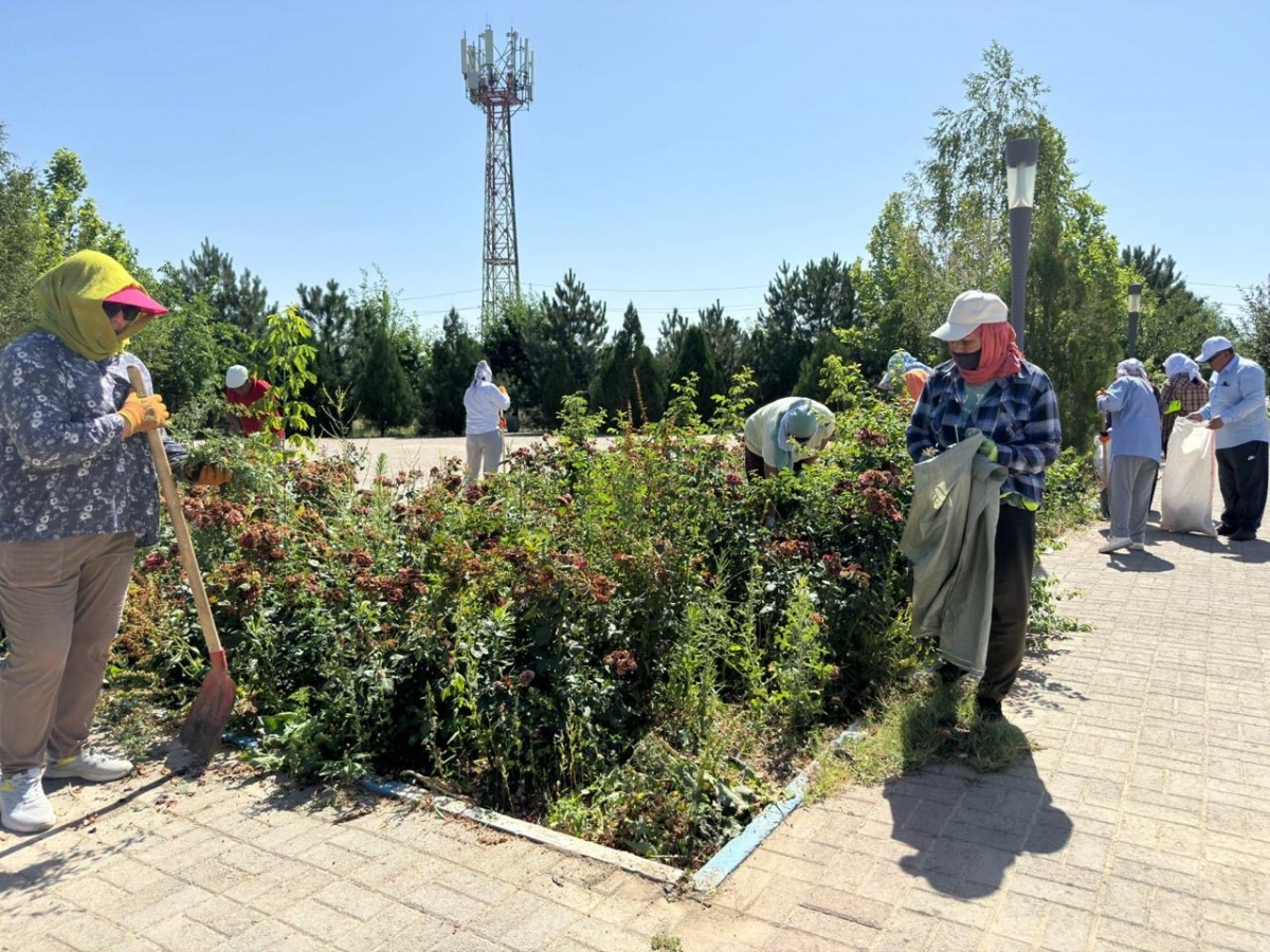 «АСАРЛЫҚТАР» ТАЗАЛЫҚ ЖҰМЫСТАРЫНДА БЕЛСЕНДІЛІК ТАНЫТТЫ