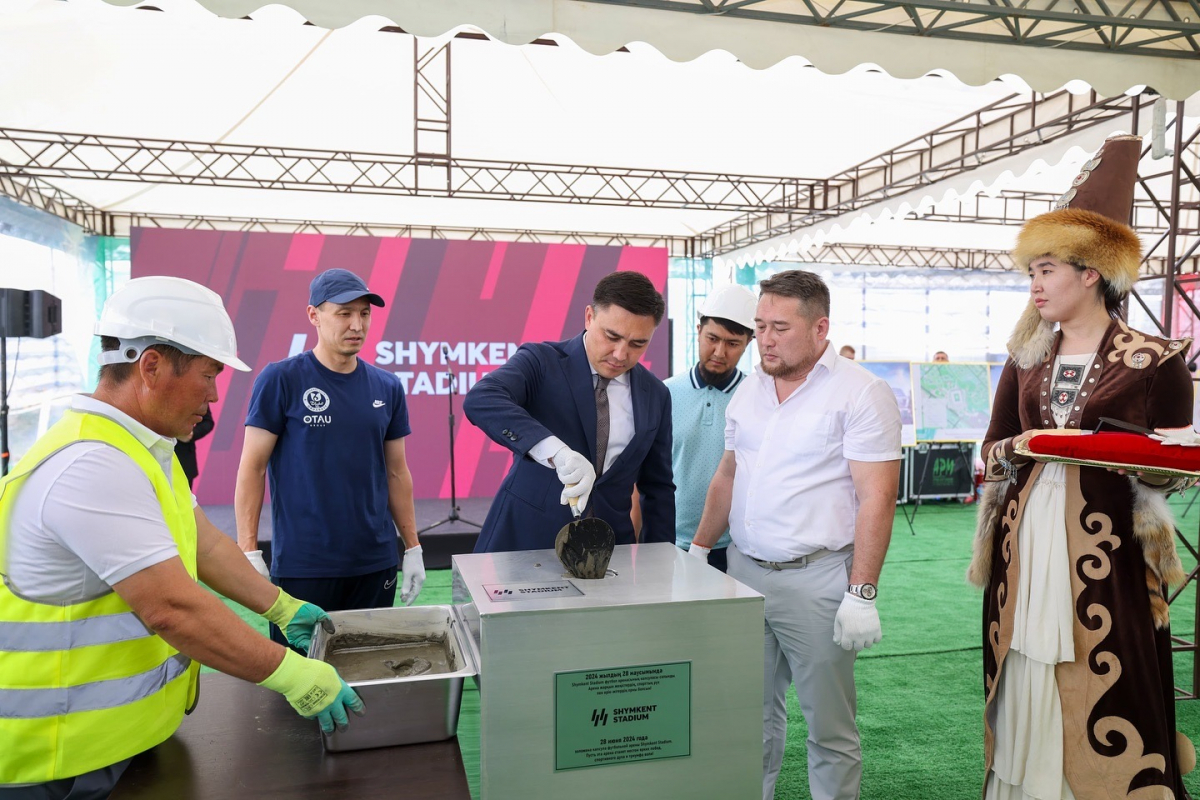 В ШЫМКЕНТЕ ДАН СТАРТ СТРОИТЕЛЬСТВУ НОВОГО СТАДИОНА
