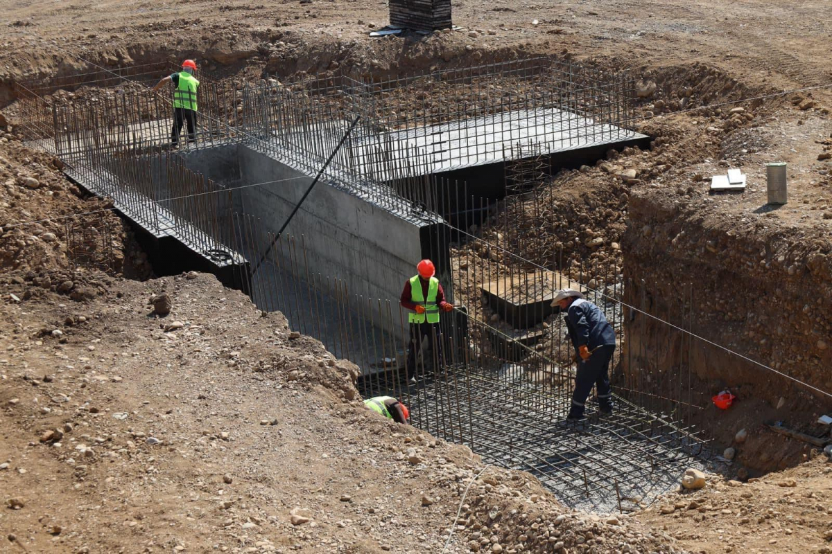 Төлебиде шағын су электр станциялары салынуда