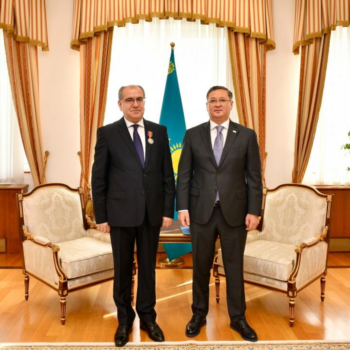 Арменияның Қазақстандағы Елшісіне мемлекеттік награда табысталды