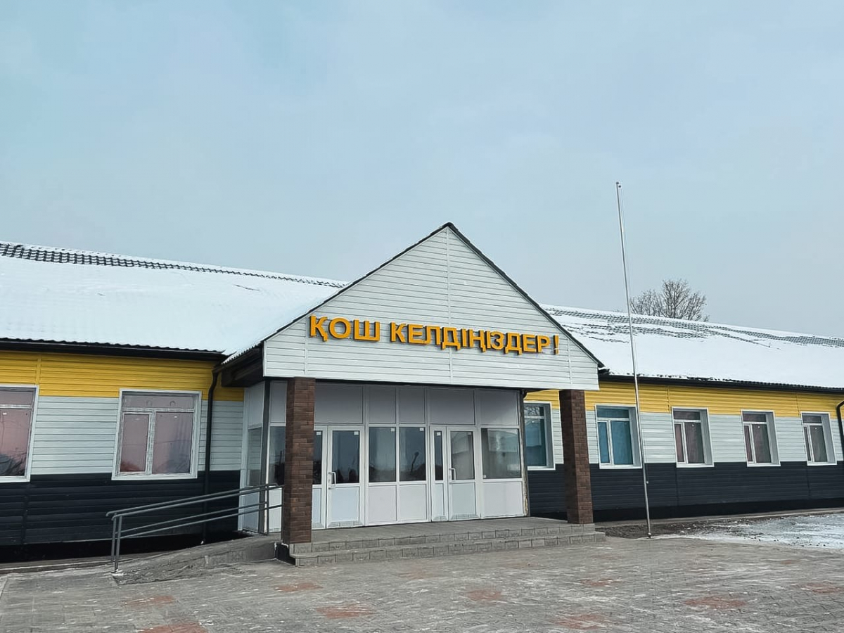 В селе Тауке завершается строительство новой школы