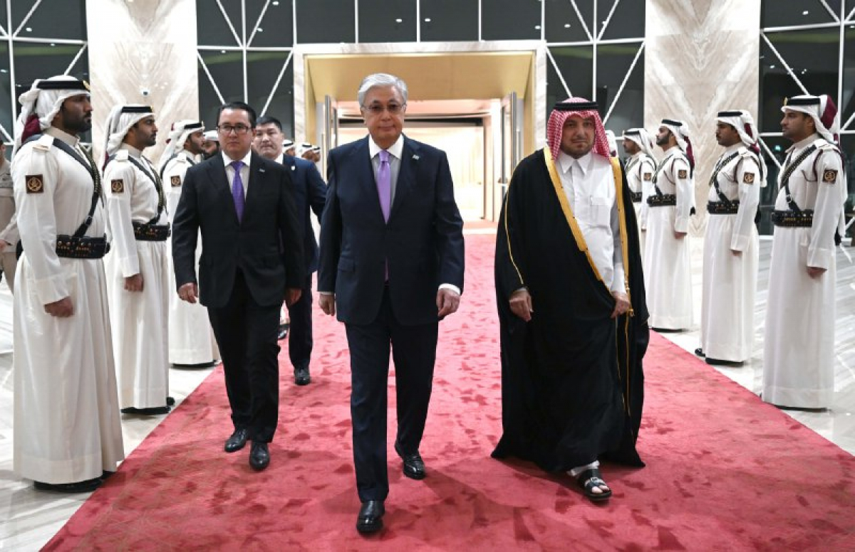 Президент Қатарға мемлекеттік сапармен барды