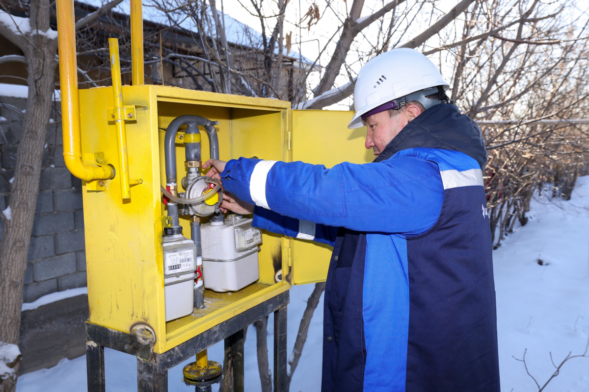 Газификация в действии: ещё два микрорайона Шымкента получают тепло