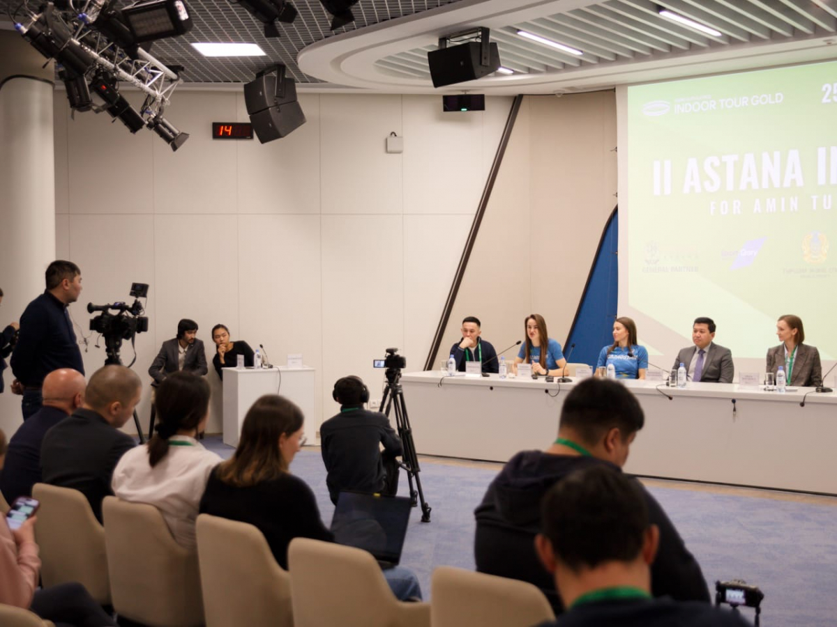 «Мы рады снова вернуться в Казахстан», - иностранные спортсмены приняли участие в пресс конференции накануне Astana Indoor meet