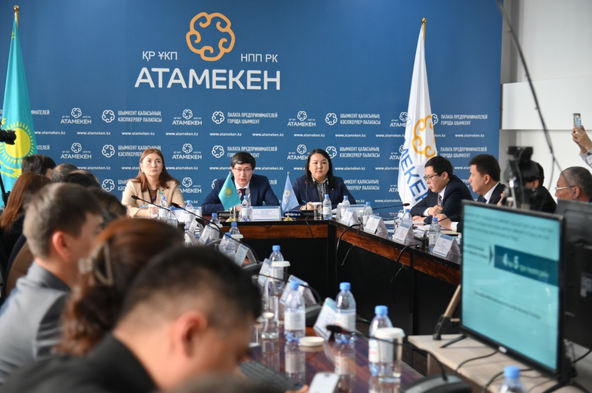 Шымкентте бизнес және экономика министрлігінің өкілдері кездесті