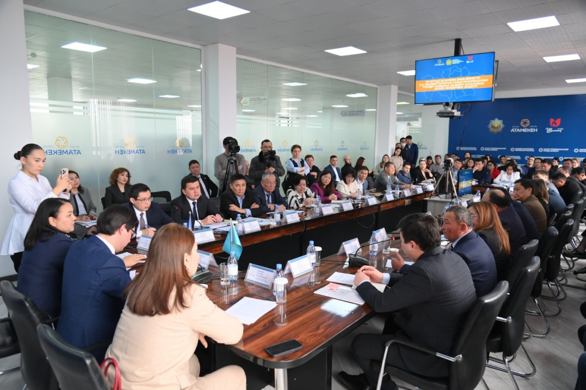 В Шымкенте прошла встреча представителей бизнеса и министерства экономики