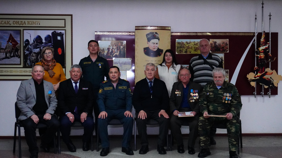 В Усть-Каменогорске гвардейцы чествовали ветеранов афганской войны