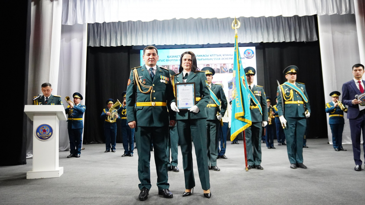 Қала тыныштығын күзететін  әскери бөлімге 30 жыл толды