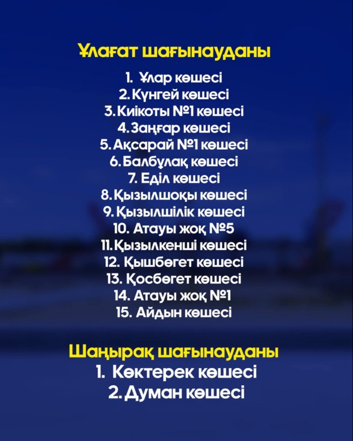 БИЫЛ БІРҚАТАР КӨШЕЛЕРГЕ ЖӨНДЕУ ЖҰМЫСТАРЫ ЖҮРГІЗІЛЕДІ