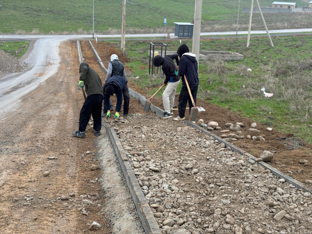 БИЫЛ ТҰРАН АУДАНЫНДА 35 КӨШЕГЕ ЖАЯУ ЖҮРГІНШІЛЕР ЖОЛЫ САЛЫНАДЫ