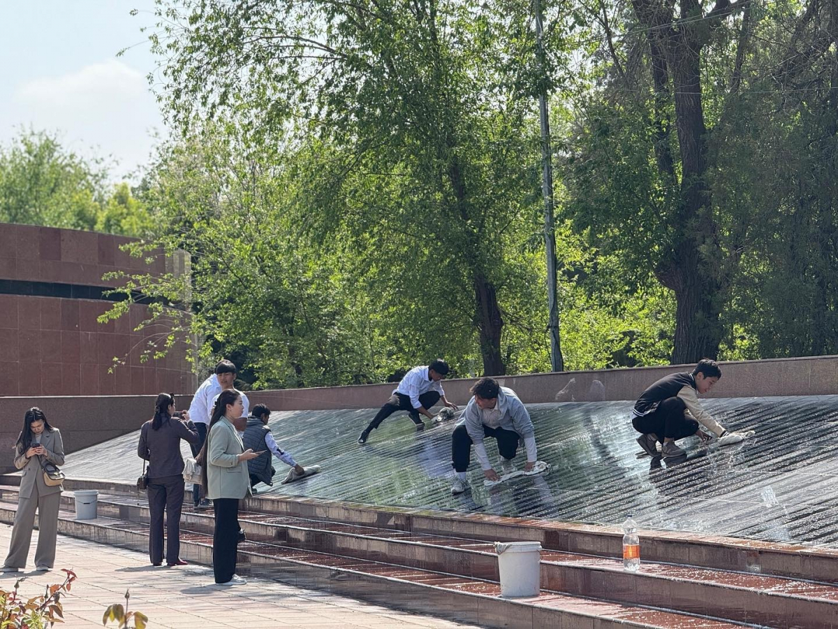 Даңқ мемориалында тазалық шарасы өтті