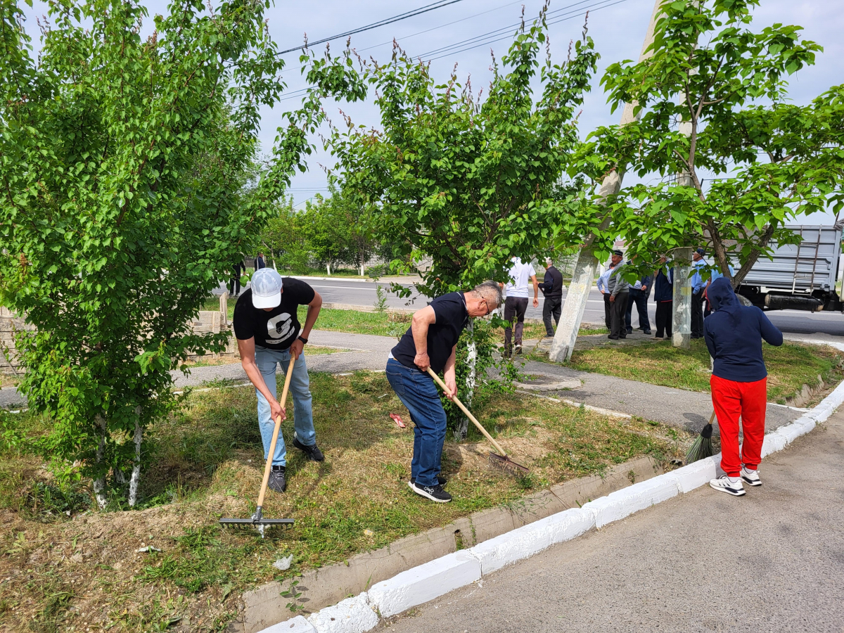 “ТАЗА ҚАЗАҚСТАН” АКЦИЯСЫ АЯСЫНДА АСАР ШАҒЫНАУДАНЫНДА СЕНБІЛІК ӨТТІ