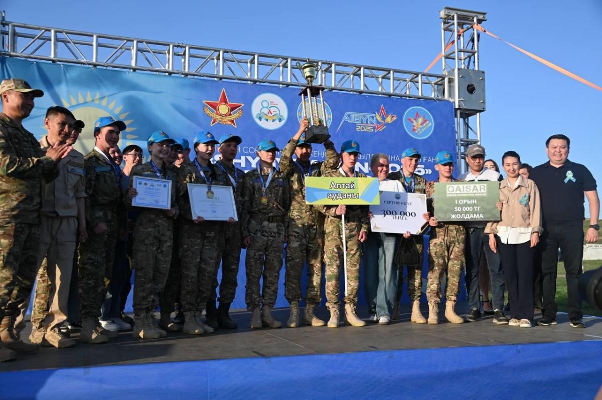 ШҚО-да «SHYGYS AIBYN–2025» облыстық әскери-патриоттық жастар жиыны өтті