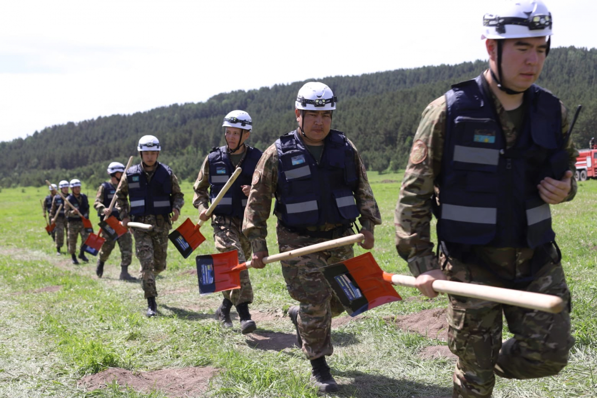 Шығыс Қазақстанда орман алқабында ауқымды оқу-жаттығу өтті