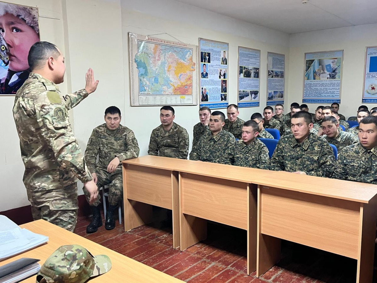 Әскери ортада құқықбұзушылықтың алдын алу жұмыстары жүйелі түрде жүргізілуде