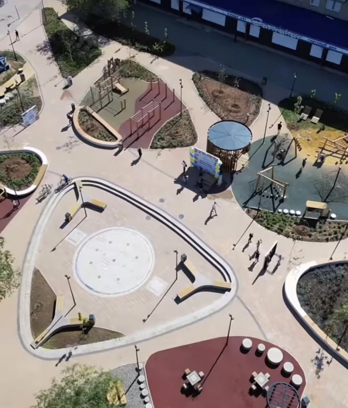 Сәтбаев қаласында жаңа демалыс аймағы пайдалануға берілді