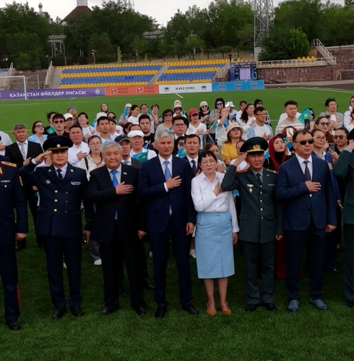 Ұлытау облысында ҚР Мемлекеттік рәміздері күніне орай Мемлекеттік Ту көтеру рәсімі өттІ