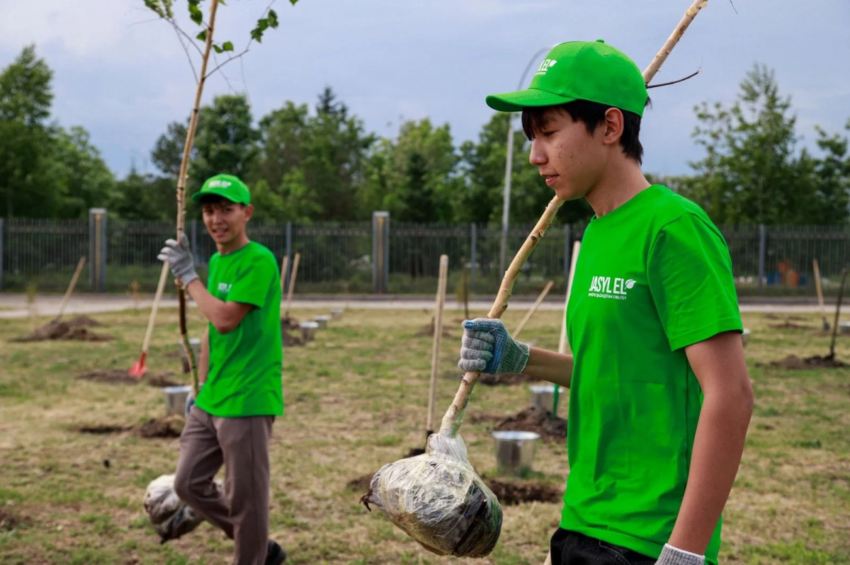 Жастар бастамасы: «ШҚ-да Жастар күші – табиғат тынысы» эко-акциясы өтті
