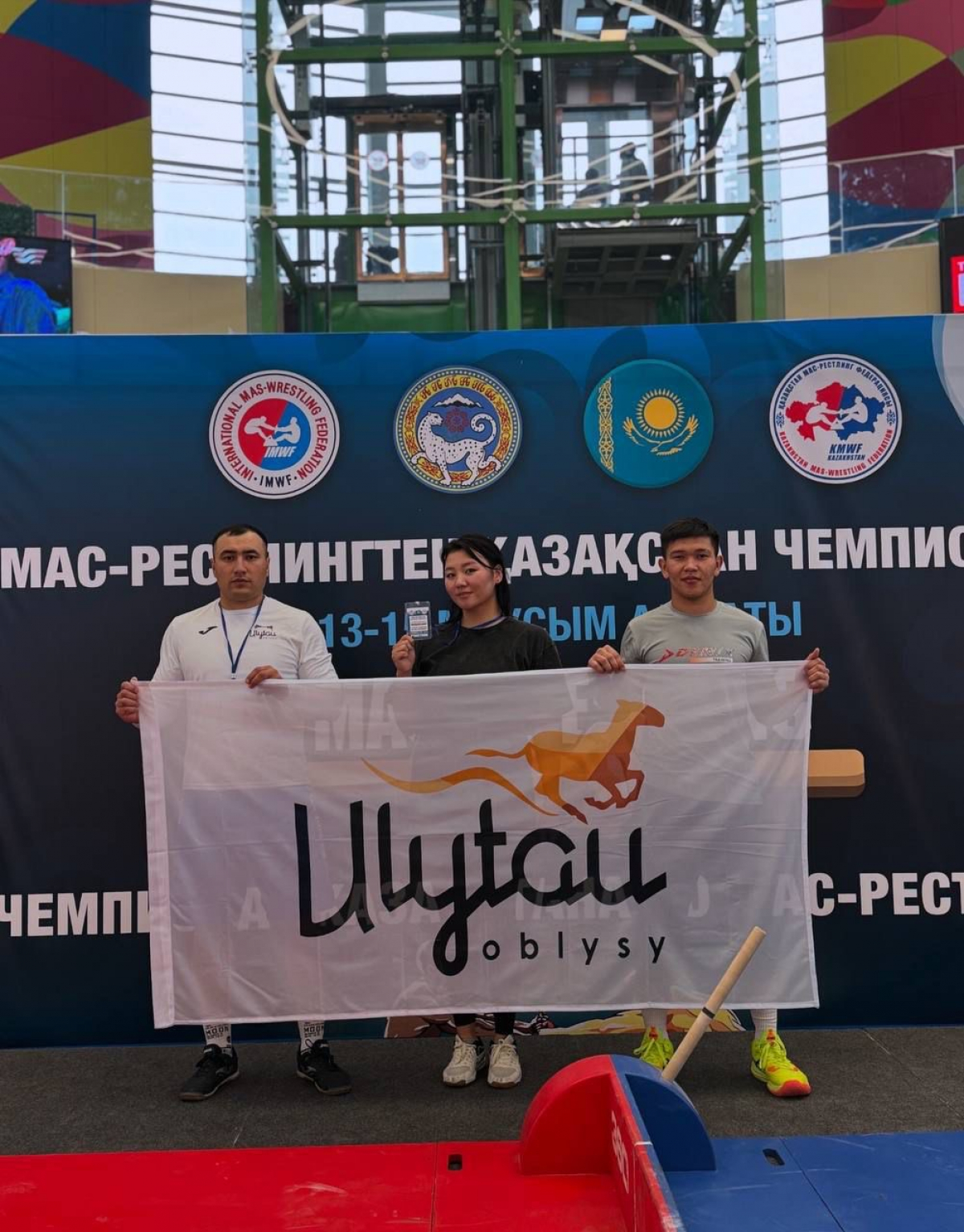 Ұлытау облысы ТЖД қызметкерлері мас-рестлингтен I Қазақстан чемпионатында алтын медаль иеленді