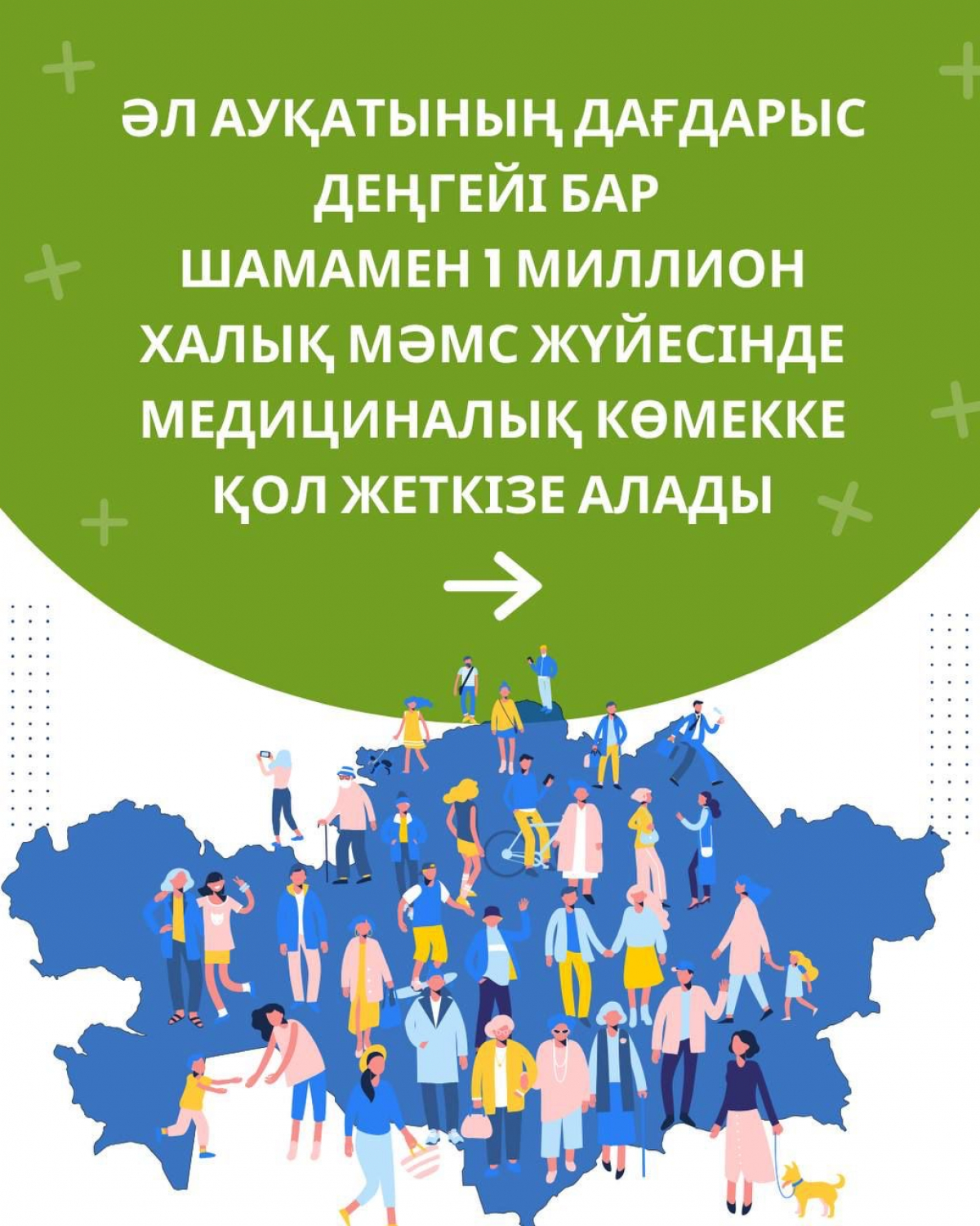 Д. Е САНАТЫНДАҒЫ АДАМДАР МӘМС ШЕҢБЕРІНДЕ МЕДИЦИНАЛЫҚ КӨМЕККЕ ҚОЛ ЖЕТКІЗЕ АЛАДЫ