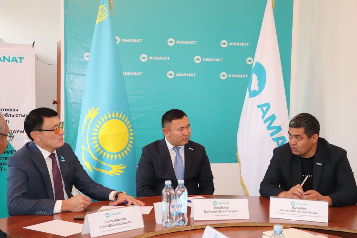 «AMANAT» партиясы шекаралық аудан тұрғындарын мәселесін тыңдады